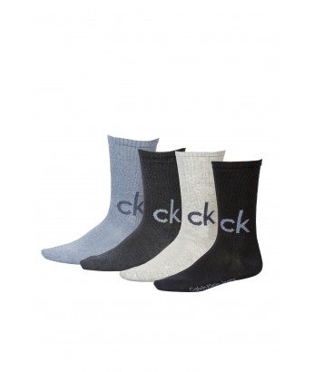 SOCKS 4P LOGO CALVIN KLEIN