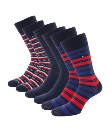 SOCK 3P GIFTBOX TOMMY HILFIGER